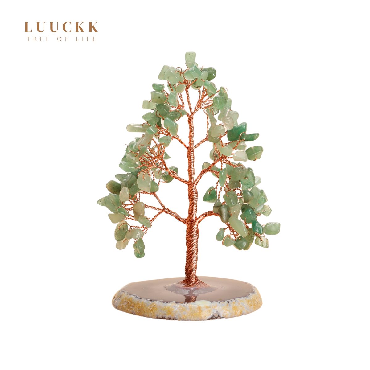 Serenity - Tree of Life in the Shape of Aventurine Fir
