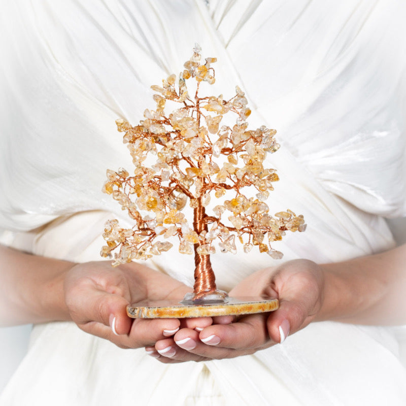 Serenity - Tree of Life in the Shape of Citrine Fir