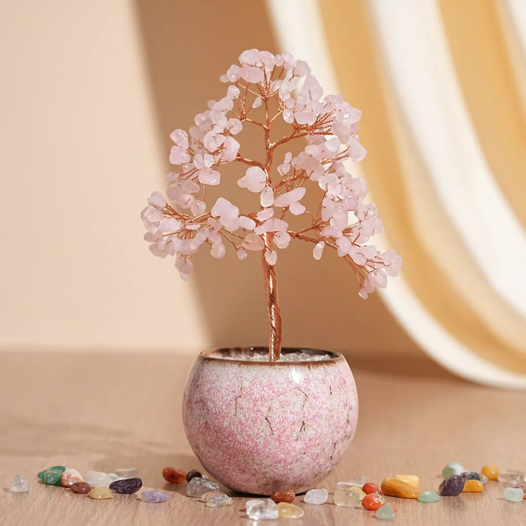 Serenity and Balance - Tree of Life in Natural Stones