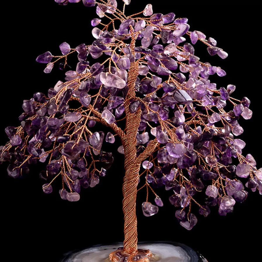 Prospérité - Tree of Life in Amethyst and Agate